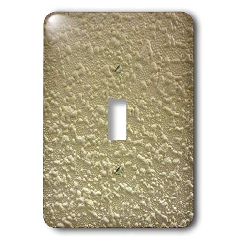Interrupteur à bascule unique finition beige mat collection 3dRose