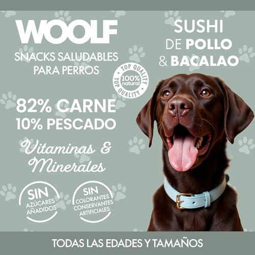 Woolf, Chicken and cod Sushi