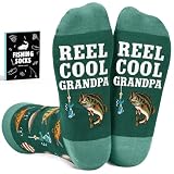 Fishing Gift For Dad - Funny Fishing Socks For Men, Fathers Day Gift Idea, Unique Grandpa Surprise, Angling Gear Accessory, Humorous Fly Presents, Great Socks For Birthdays Or Retirement