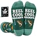 Fishing Gift For Dad - Funny Fishing Socks For Men, Fathers Day Gift Idea, Unique Grandpa Surprise, Angling Gear Accessory, Humorous Fly Presents, Great Socks For Birthdays Or Retirement