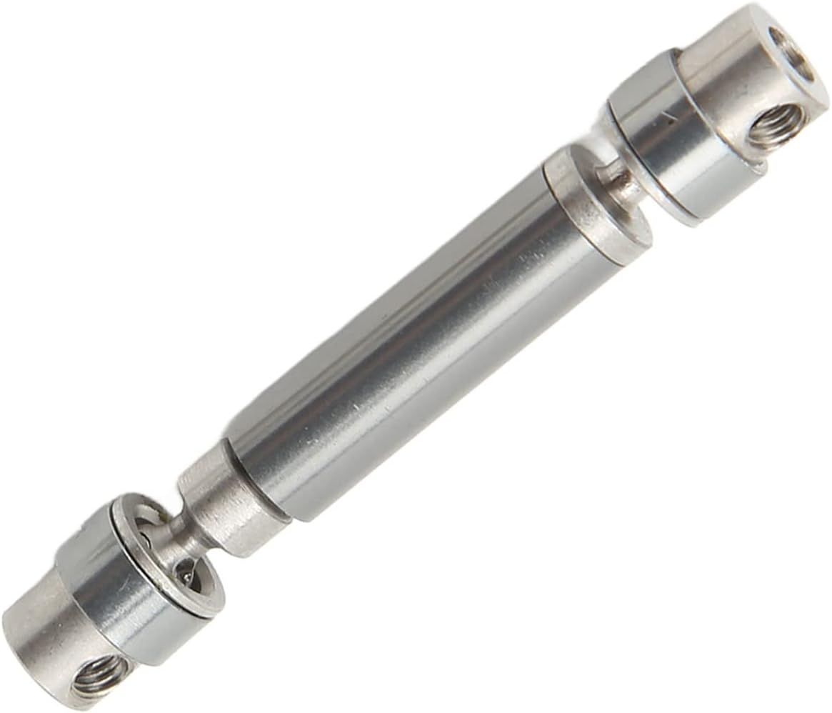 SPYMINNPOO RC Center Drive Shaft, Steel RC Mid Drive Shaft Replacement for Axial 1/24 Rotor Shafts for SCX24 Climbing Car 4560mm Power Plant & Driveline Systems (Titanium Color)