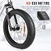 Bicicleta eléctrica para Fat Tire Beach Snow Bicicleta eléctrica de 26 pulgadas,...