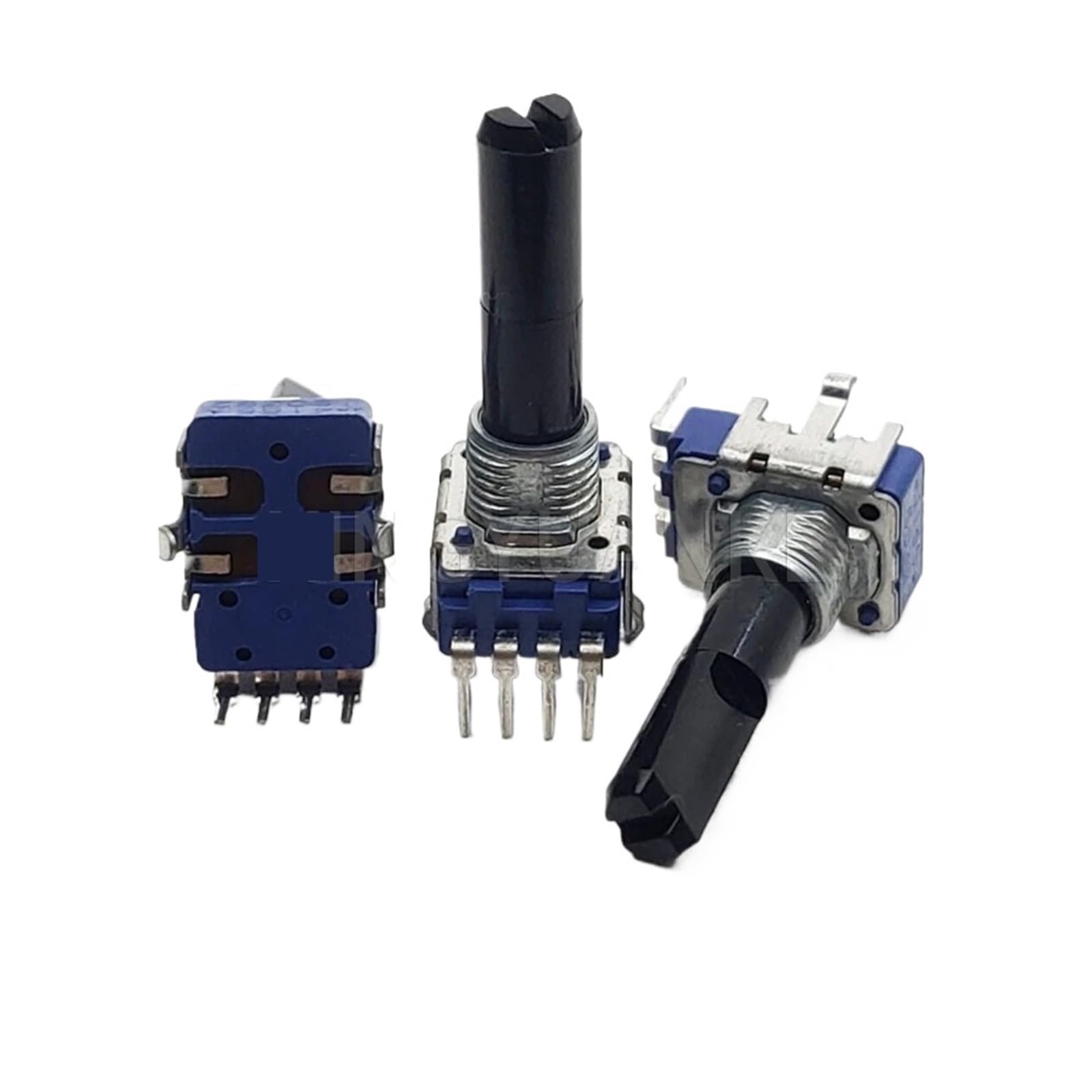 Potenciómetro de ajuste de volumen de audio for órgano electrónico, eje medio de 26 mm, tipo RK11 142, vertical, 4 pines, B50K, B503, 3 unidades