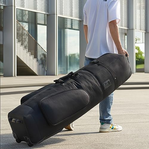 APTY Padded Golf Club Travel Bag with Wheels, Golf Luggage Case Cover for Airlines - 1680D Wear-Resistant Oxford, Waterproof Coating Layer, Universal Size by APTY - Image 7