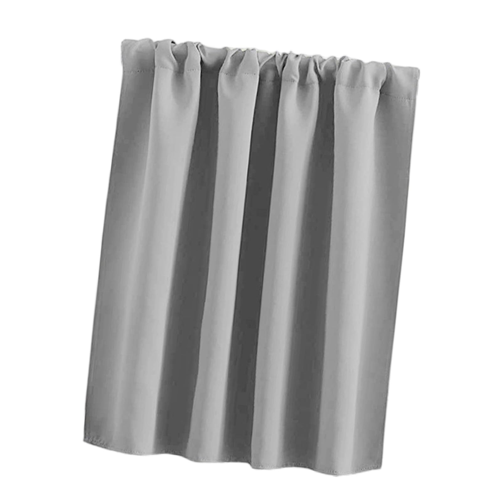 Cortinas cortas opacas para sala de estar, dormitorio, ventana pequeña, térmicas, aisladas, con bolsillo para barra, cortinas de bloqueo de luz