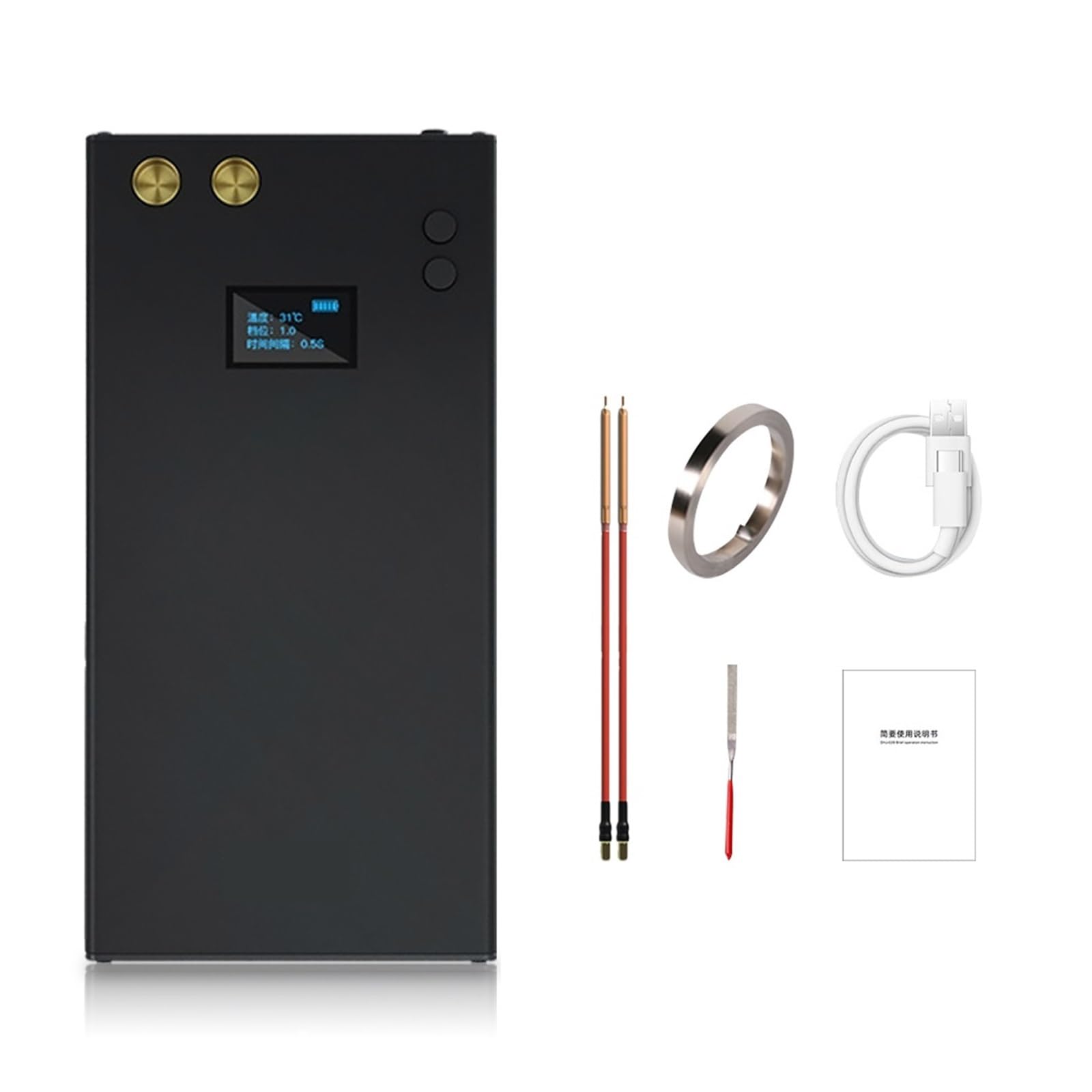 Mini Spot Welders Adjustable Portable Energy Storage Welding Machine The Weld is Strong(7500mAh)