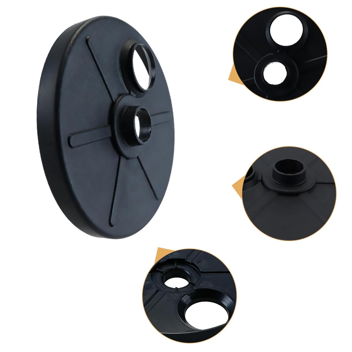 Cache-poussière de roue de rechange 581840401 pour tondeuse à gazon HU675AWD, HU700L et HU725AWD