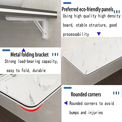 Table pliante murale rabattable design pour bureau et studio - 5