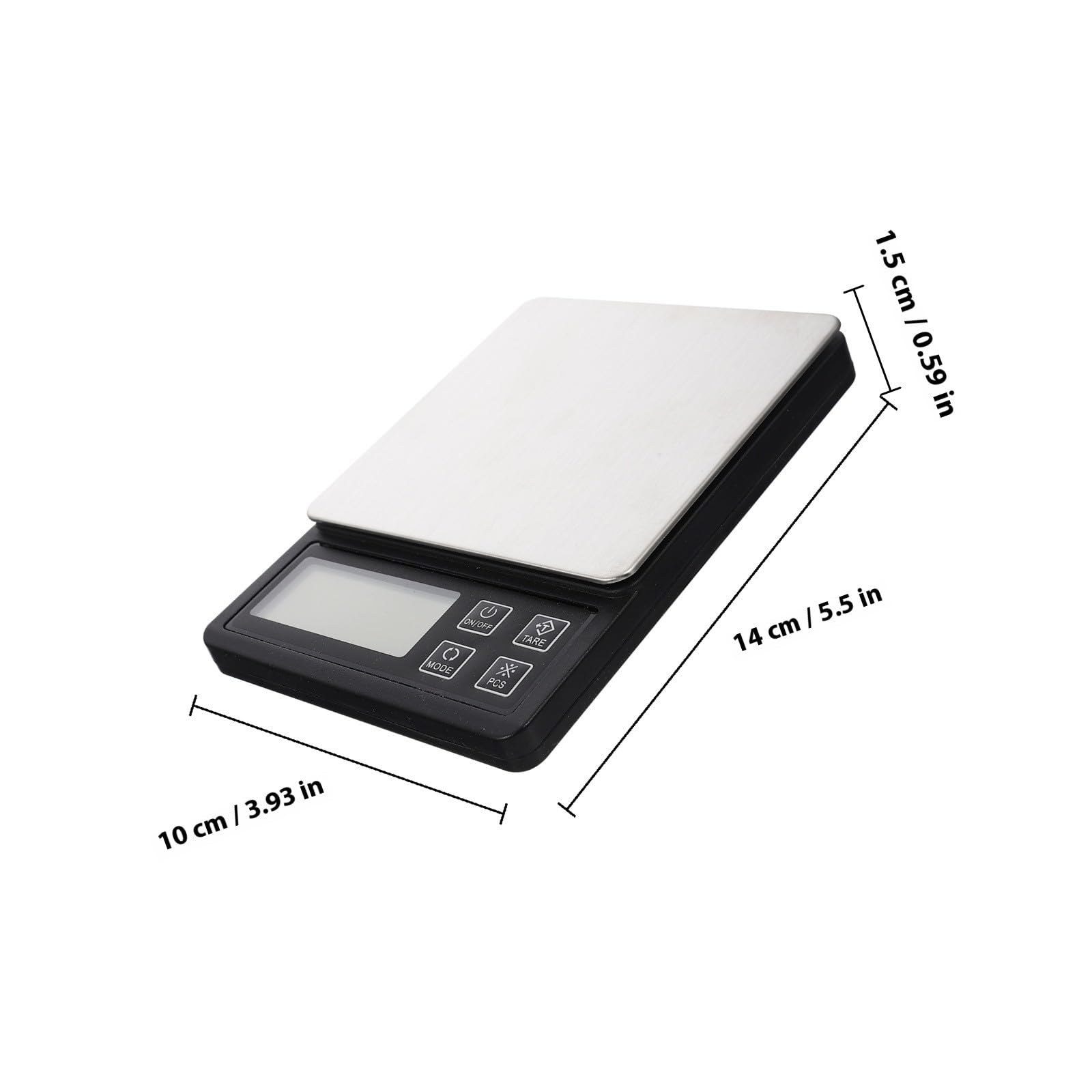 Báscula Digital de Sobremesa para Cocina y Horneado, Mini Portátil