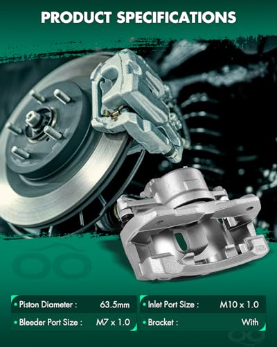 Image of SCITOO 19B3196A Front Left Driver Side Brake Caliper Fits For Scion For xB 2008-2015,For Toyota For RAV4 2012-2018, With Bracket,1PC