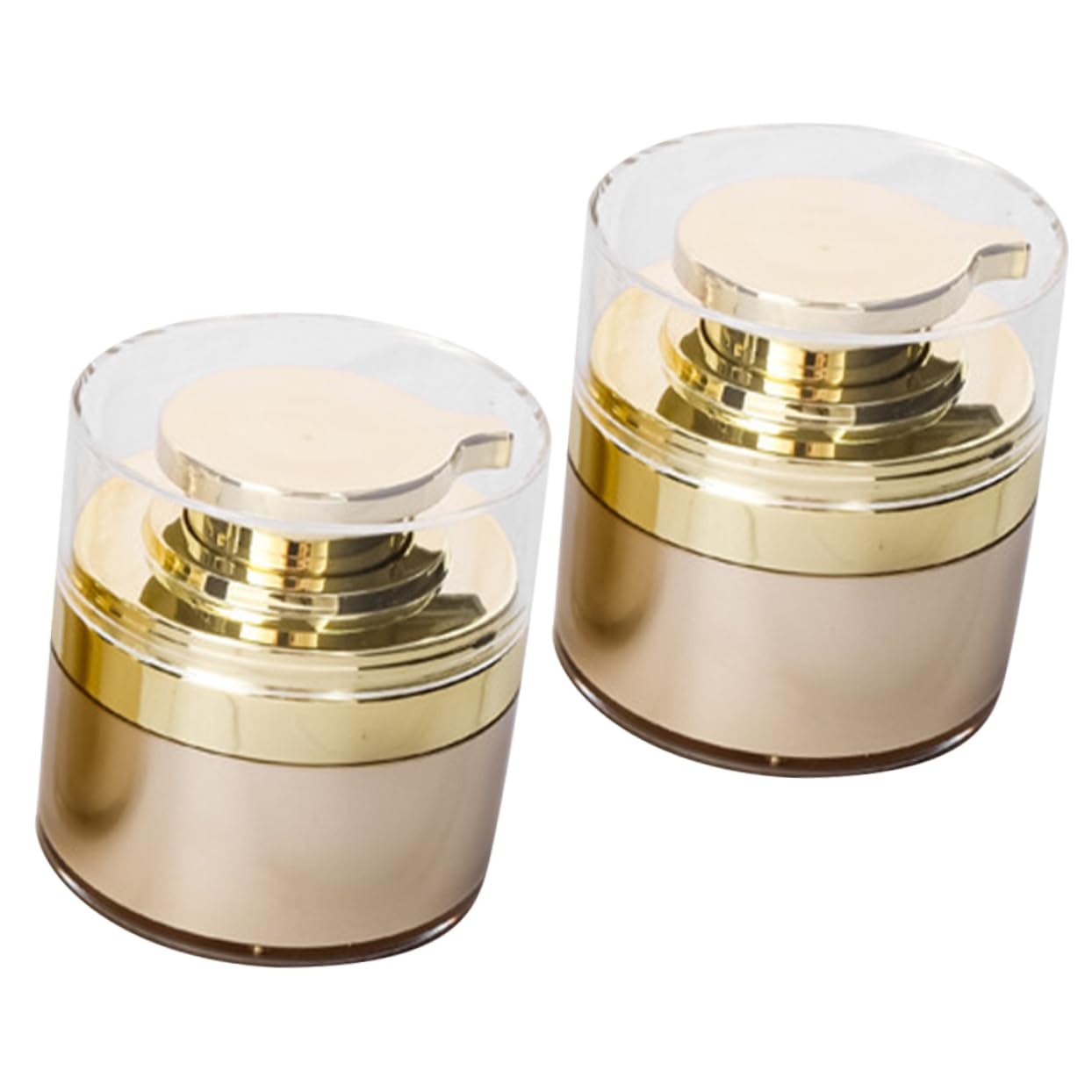 Beaupretty 5 Sätze Teiliges Vakuum Gesichtscreme Tiegel Nachfüllbare Reise Lotionpumpe Langlebiger Kosmetischer Pumpbehälter Für Cremes Body Butter Und Pflegeprodukte 2 Stück * 5