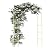 Purlyu Metal Pergola Arbor Steel Garden Arch,Wedding Arch 7'10" High x 4'6" Wide or 6'.5" High x7'.6" Wide, Garden Arbor for Various Climbing Plant, Outdoor Garden Lawn Backyard(PLGR221OW)