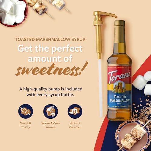 Torani Coffee Syrup, Toasted Marshmallow Flavored Syrup For Drinks thumb #2