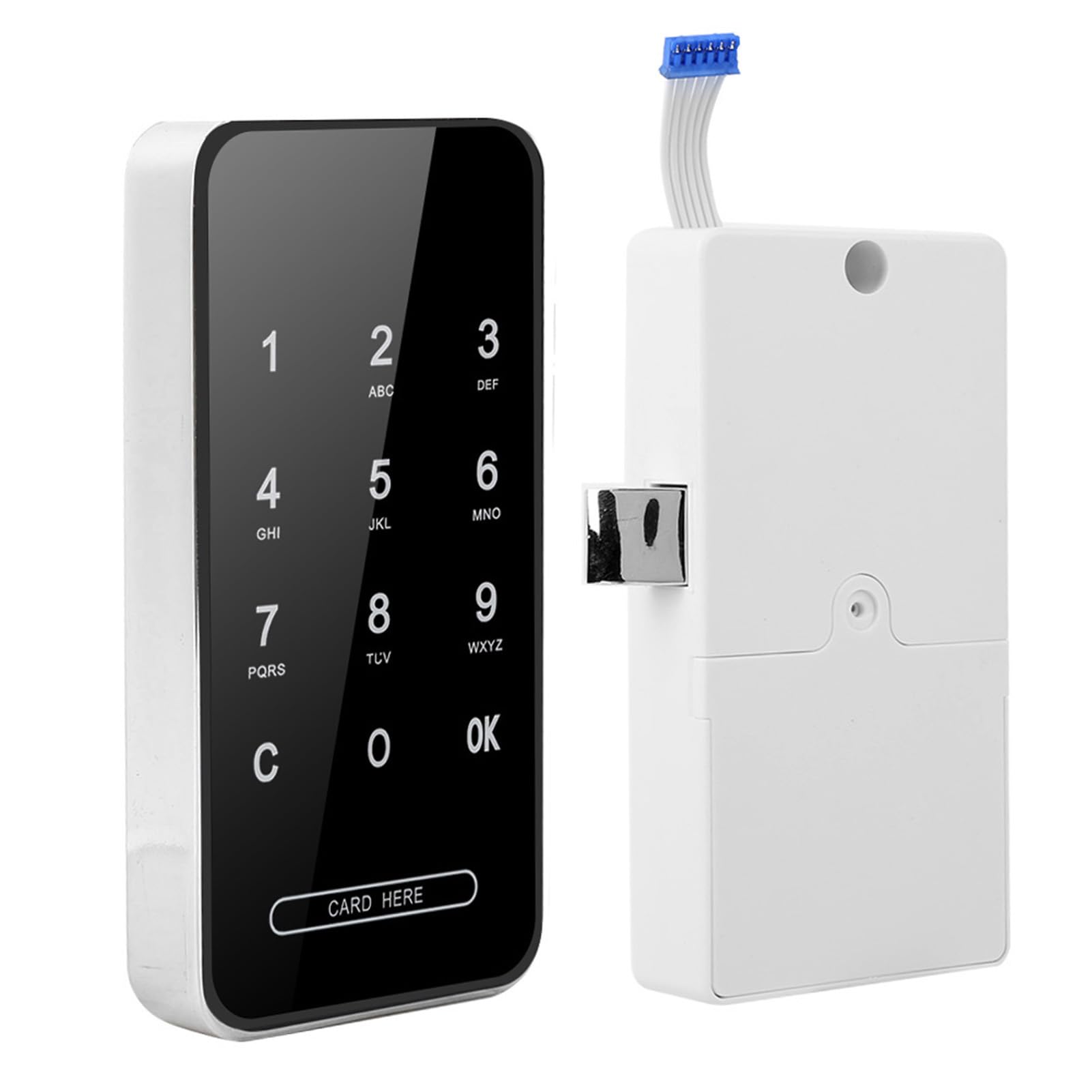 Serrure électronique d'armoire avec écran tactile intelligent et USB d'urgence