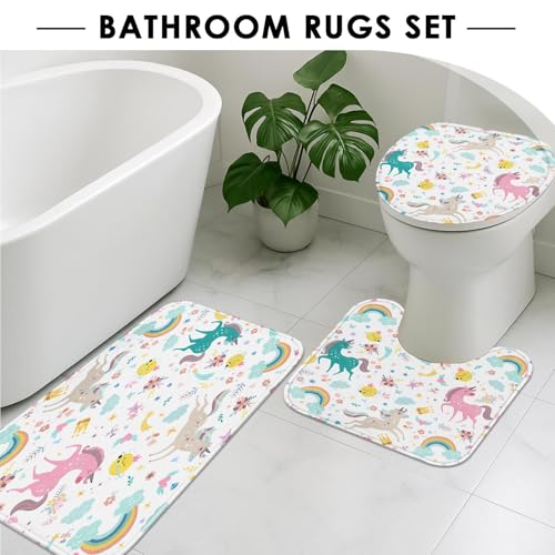 Cortinas de ducha antideslizantes de 4 piezas para evitar caídas y charcos en el baño 6
