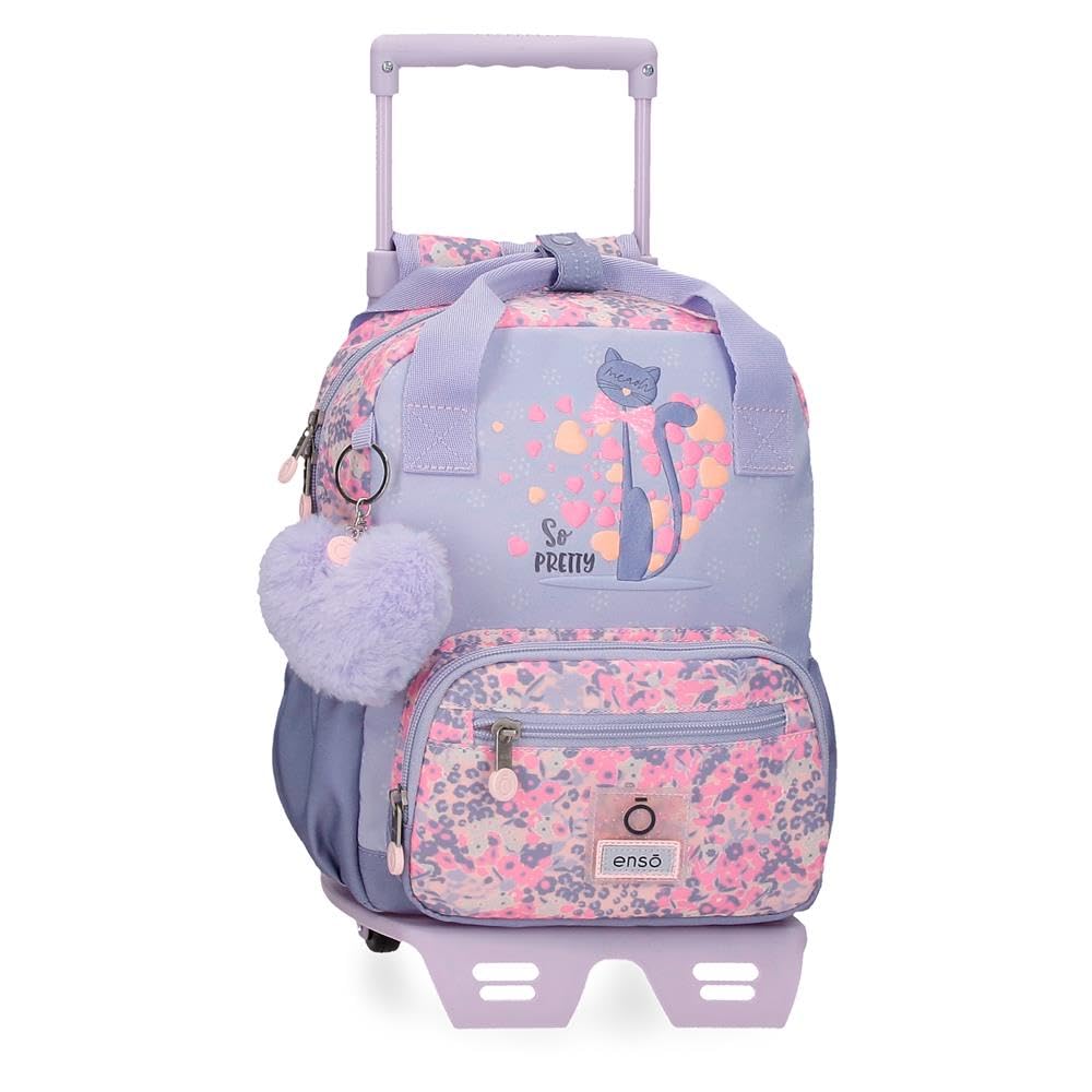 Enso So Pretty Mochila Preescolar con Carro Multicolor 23x28x10 cms Poliéster