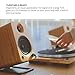 Kanto YU4MB Powered Speakers with Bluetooth and Built-in Phono Preamp | Auto Standby and Startup | Remote Included | 140W Peak Power | Pair | Matte Black
