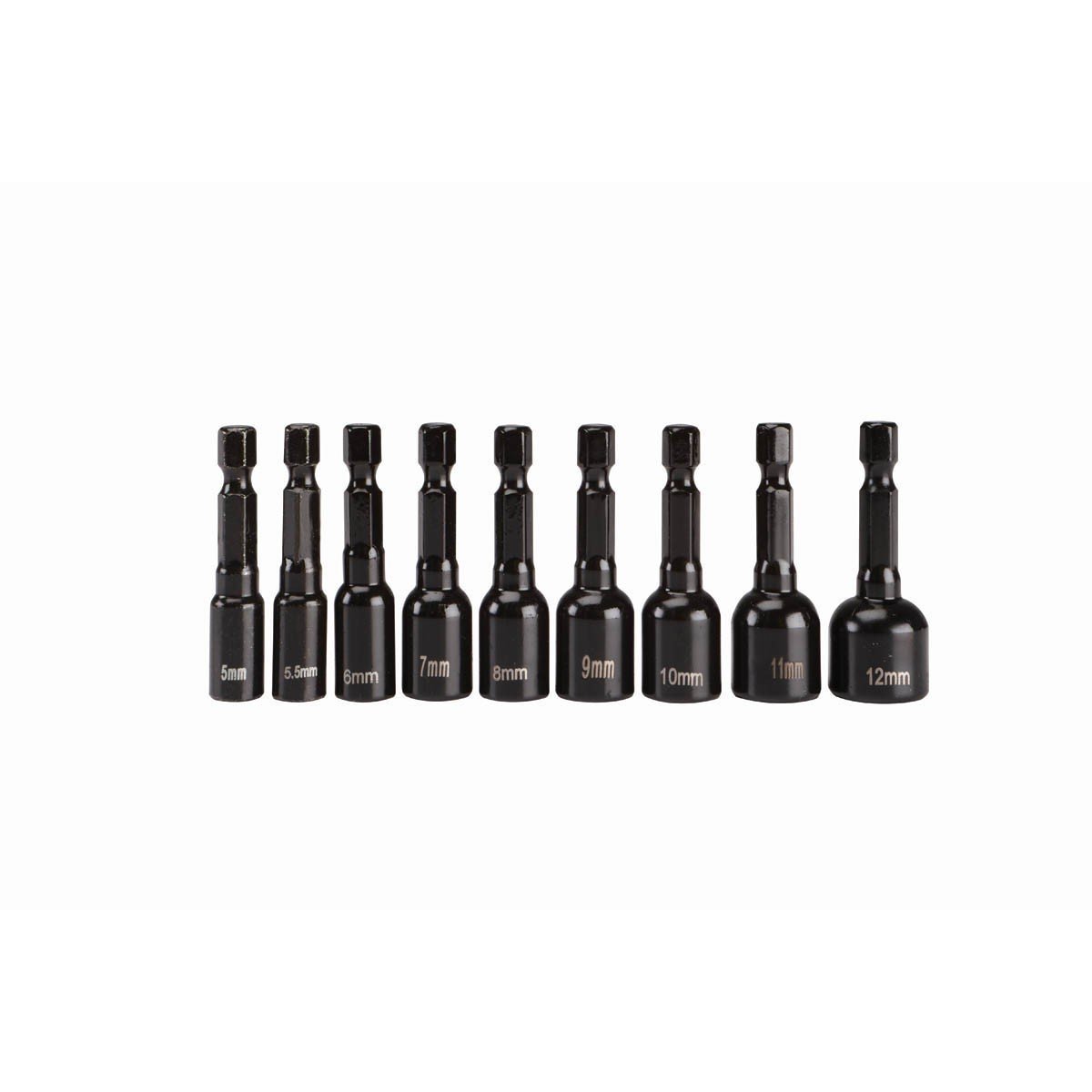 Warrior 9pc. Quick Change Metric Magnetic Nutsetter Set