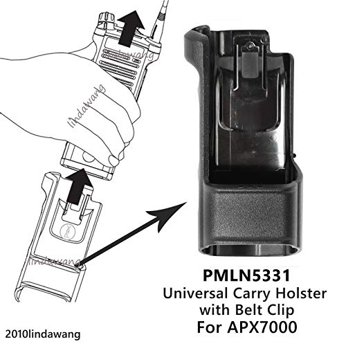 VBLL PMLN5331 PMLN5331A Universal Carry Holder Case with 3" belt clip for Motorola