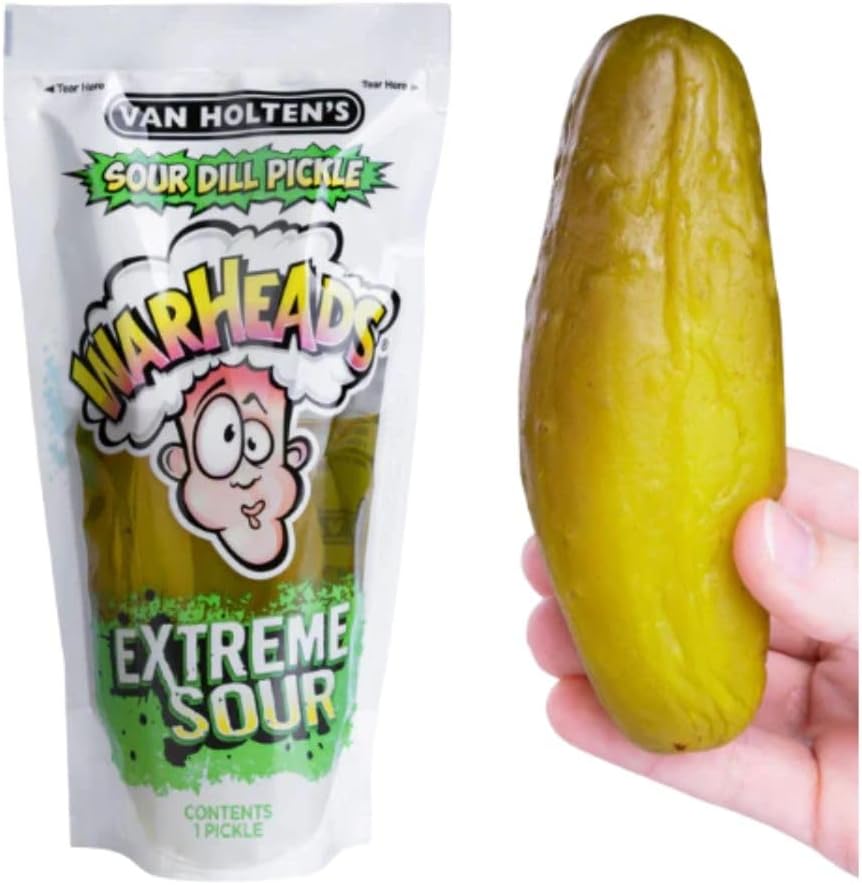 Van Holten's Jumbo Warheads Pickle-In-A-Pouch 1 pcs