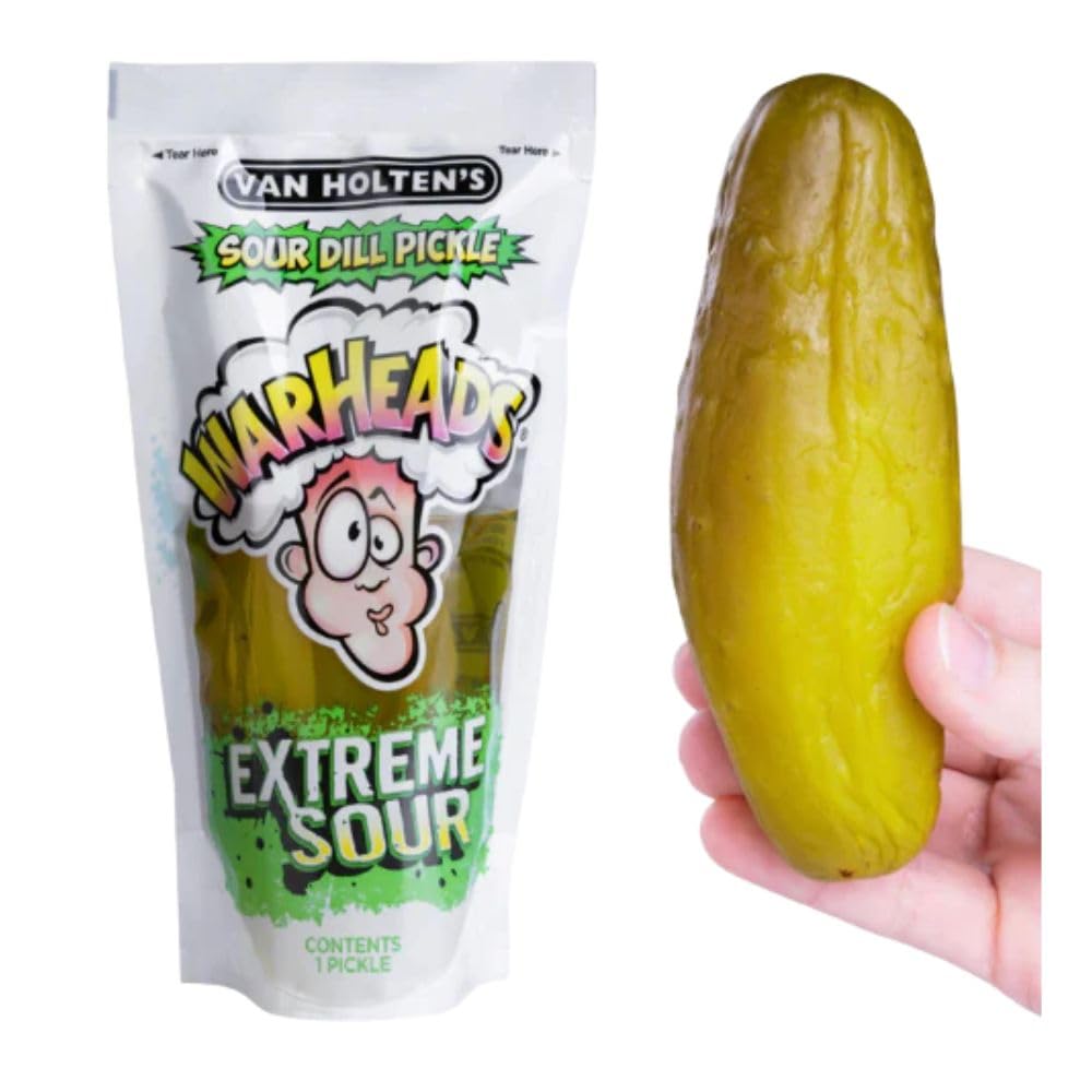 Van Holten's Sour Dill WarHeads Extreme Sour Pickle 1 ea