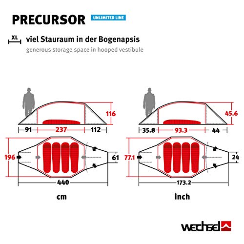 Wechsel Zelt Precursor Geodät für 3-4 Personen