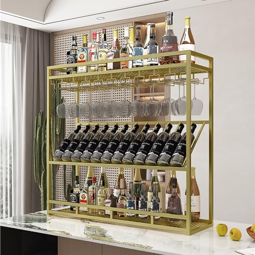 Support bouteille mural avec LED pour optimiser le rangement du bar - 3