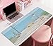 Cute Desk Mat Kawaii Anime Large Gaming Mouse Pad Cartoon Rabbit Desk Pad,Stitched Edges Non-Slip Waterproof Rubber Base Mous Mat for Office,Computer,Keyboard,Laptop and Home Desk Pad(27.5X11.8 in)