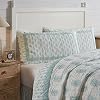 VHC Brands Avani Boho Farmhouse Bedroom Decor King Sham 21×37 Paisley Sea Glass Green