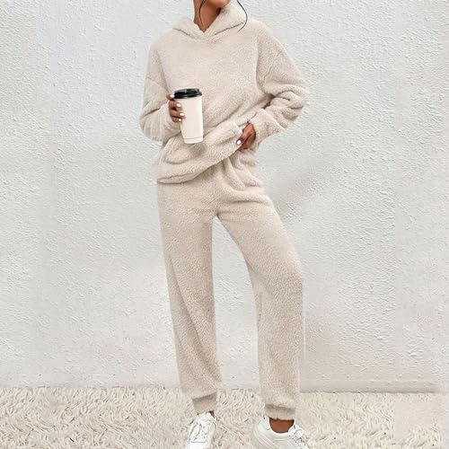 Sweat à capuche et pantalon en polaire l'ensemble de maison à offrir - 3