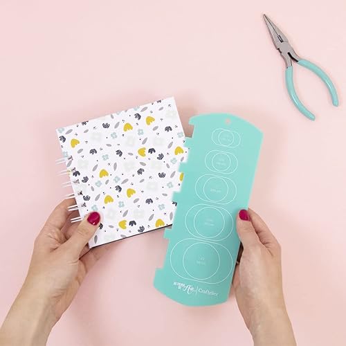 Miniatura 3 de Craftelier - Plantilla de encuadernación de libros para proyectos de encuadernación en espiral y anillas  Guía útil y fácil de usar para