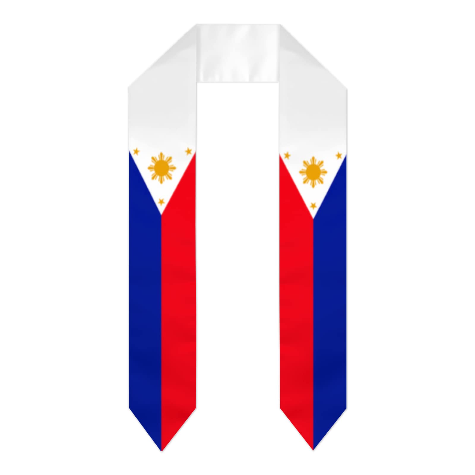 philippines graduation stoles graduation sash for Study Aboard International Students length 72in Graduation shawl class of 2023