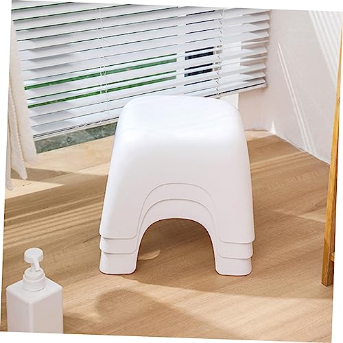 Image of Non Skid Stool for Shoe Changing Stackable Footstool for Toddlers Multi Purpose Step Stool for Bathroom and Kitchen Use