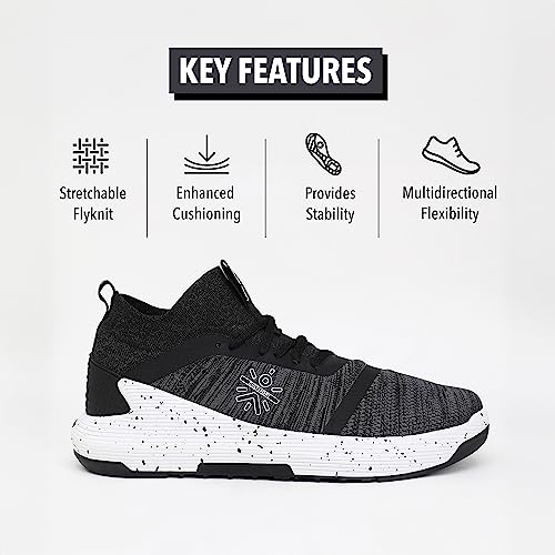 Image of Men's Pro-Train Training Shoes, Breathable Mesh Upper, Sockliner, Provides Stability, Enhanced Grip, Multi Directional Flexibility, High Energy Return, Lace-Up, Pull Tabs