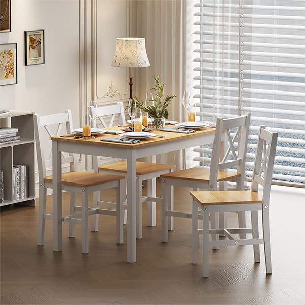 Amazon.com - sogesfurniture Dining Table Set for 4，Dinette