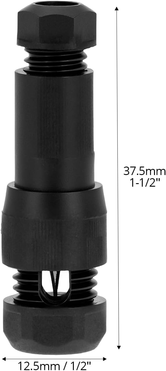 QWORK 22Pack Low Voltage Waterproof Landscape Light Cable Connectors, Brass Electroplating Pins for 12-20 Gauge Wires