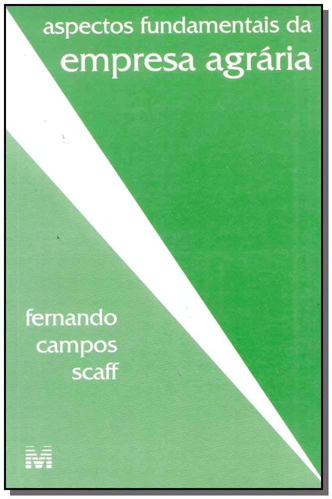 Capa de Aspectos fundamentais da empresa agrária - 1 ed./1997