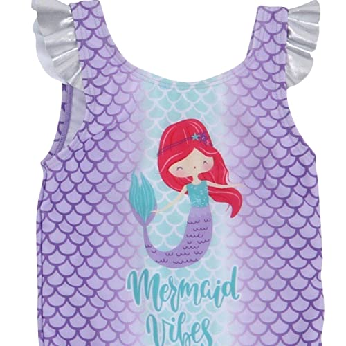 Image of Flamingo Girls One Piece Bathing Suit Beach Bag and Towel 3 Swimsuit Set Toddler