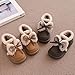 Toddler Kids Cotton Fleece Ankle Boots Winter Fashion Cute Bowknot F𝘂r 𝗟ining Comfy Soft Warm Toddler Shirts Boys 3t (Brown, 8 Toddler)