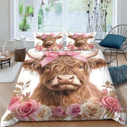 Housse de couette chat spatial 260x220 cm en microfibre super douce pour lit super king