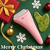 BAIMEI IcyMe Ice Roller for Face and Gua Sha Facial Tool Set, Ice Face Roller Reduces Puffiness Relieves Migraines Skin Care Tools, Self Care Gift for Women - Pink #1