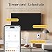 Linkind Matter Smart Plug, Work with Apple Home, Siri, Alexa, Google Home, SmartThings, Smart Outlet 15A/1800W Max, Smart Home Automation with Remote Control,Timer&Schedule, 2.4G Wi-Fi Only, 2 Pack