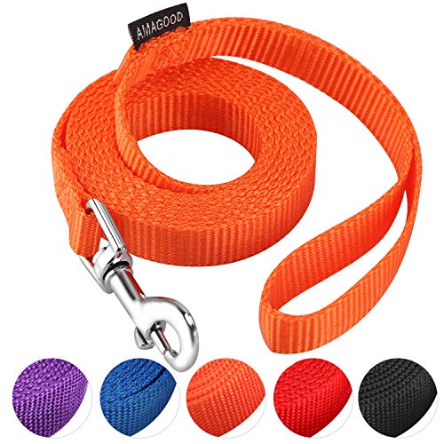 6 FT Puppy/Dog Leashes, StrongTraditional Style Leash with Easy to Use Collar Hook,Dog Lead Great...