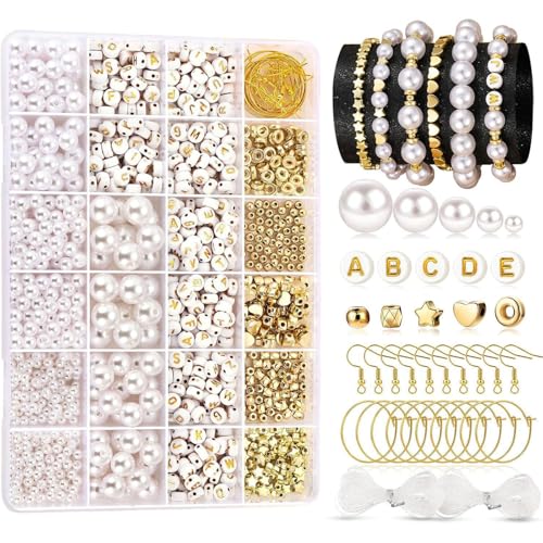 Perles rondes pour la fabrication de bijoux et bracelets d'amitié
