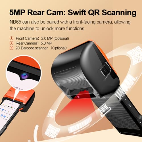 alacrity handheld pos pda android 14 receipt printer 3gb32gb 1d 2d barcode scanner wifigpsbt4g full network connection 6534 touchscreen 80mm width thermal label printing 6400mah battery and nfc