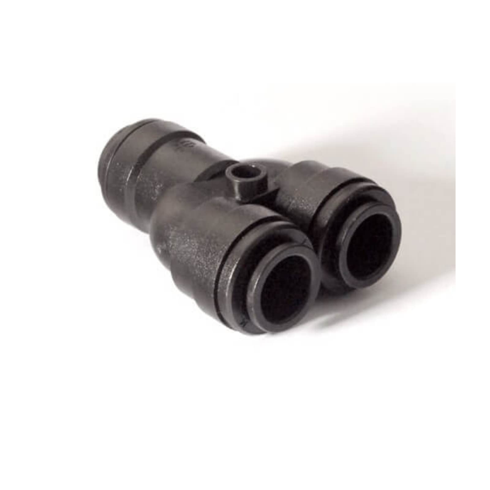 John Guest Speedfit 12mm Two Way Divider Y JG 12mm pushfit Divider PPM2312W **2 Pack** (Black)
