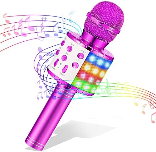 GeschenPark Girls Gifts Age 3-12, Microphone for Kids Toys Age 3-12 Year Old Girl Gifts Toys for 3-9 Year Old Boy Girls Christmas Xmas Gifts for Kids