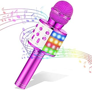 GeschenPark Girls Gifts Age 3-12, Microphone for Kids Toys Age 3-12 Year Old Girl Gifts Toys for 3-9 Year Old Boy Girls Christmas Xmas Gifts for Kids