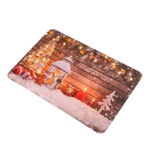 Capachos Decorativos de Boas-vindas de Natal para Cozinha, Banheiro, Quarto e Sala de Estar