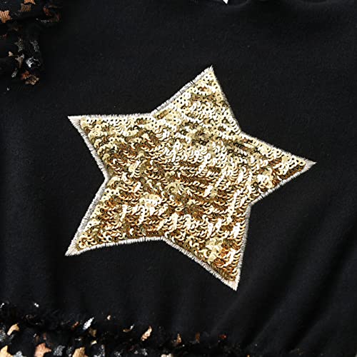 DXTON Toddler Girls Dresses Tutu Winter Long Sleeve Tutu Dress Party Outfits LH2205 8T3